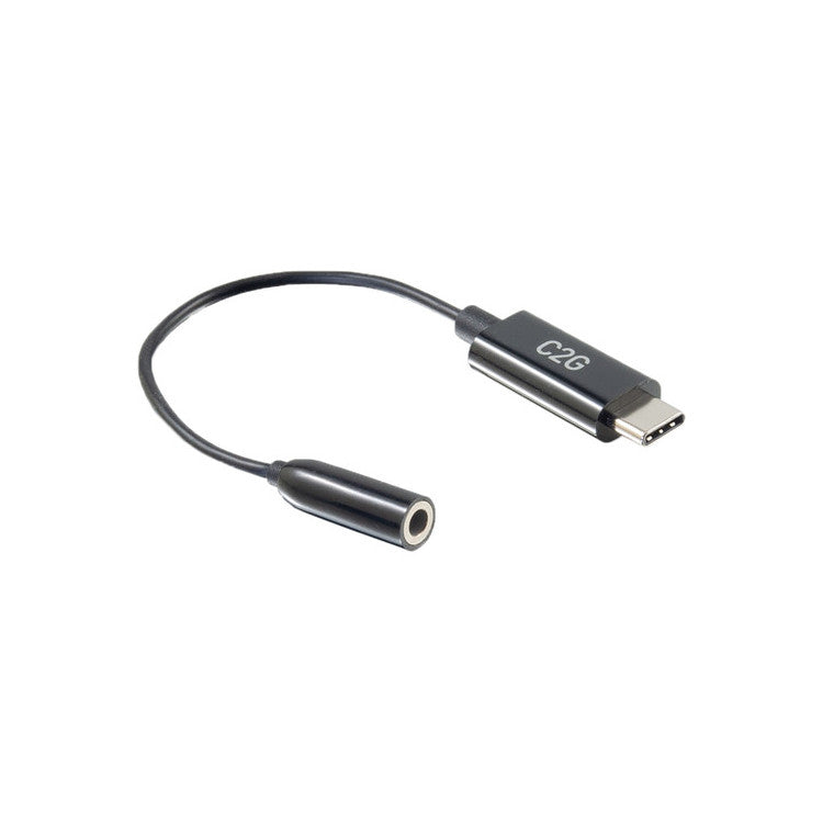 C2G USB Type-C to Female 3.5mm TRS Adapter Cable