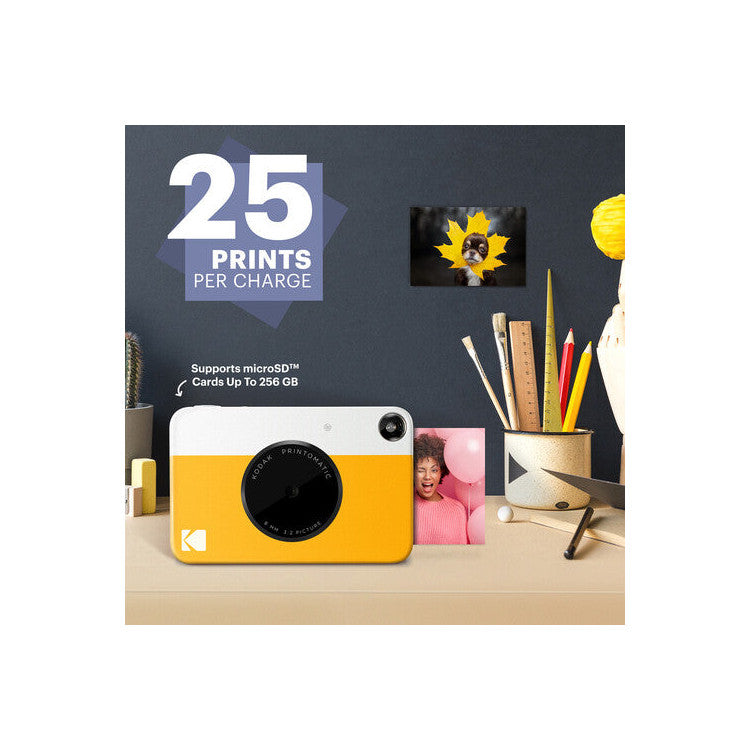 Kodak PRINTOMATIC 5MP Instant Digital Camera (Yellow)