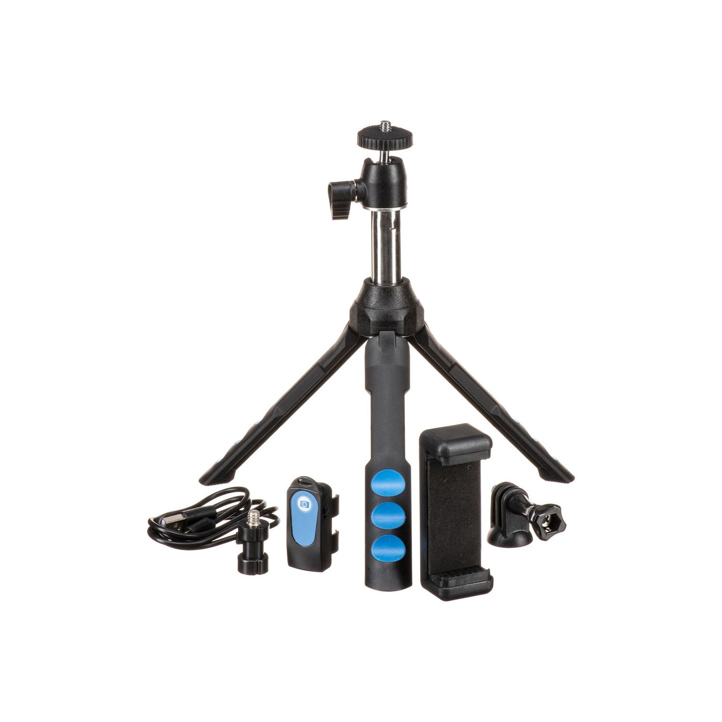 Vidpro MP-15 2-in-1 Mini-Tripod & Selfie Stick with Bluetooth Remote Control