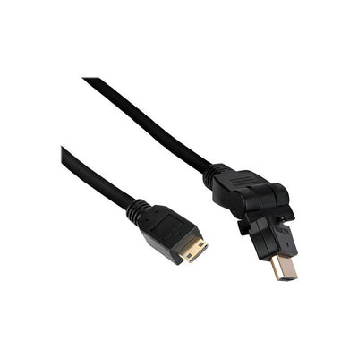 Cable HDMI giratorio a mini-HDMI de alta velocidad de Pearstone (1,5')