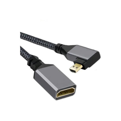 DigitalFoto Solution Limited Angle Standard Micro-HDMI to HDMI Extension Cable (7.9")