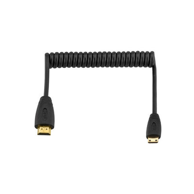 Elvid HDMIAA-030-C Coiled High-Speed HDMI Cable (11 to 36")