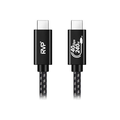 RVP+ 3' Thunderbolt 4 & USB4 Cable (Black)