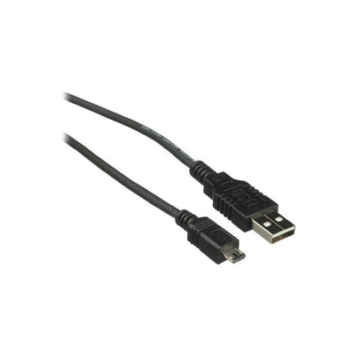 Pearstone USB 2.0 Type A Male to Micro Type B Male Cable (Black)